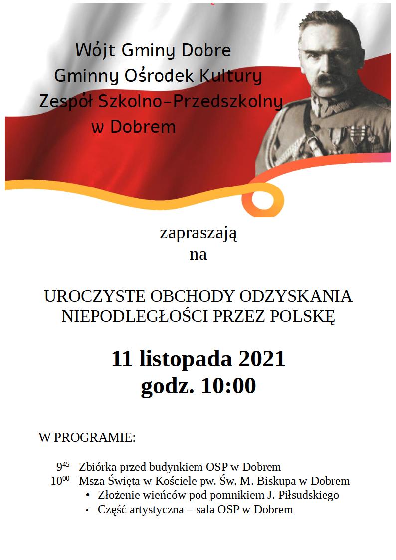 plakat przedstawiający plagę polski i tekst o uroczystości