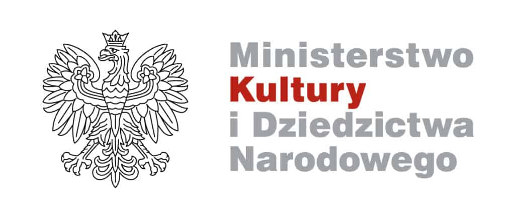 Godło Polski z napisem Ministerstwo Kultury i Dziedzictwa Narodowego