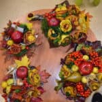 W poniedziałkowe popołudnie w Gminnym Ośrodku Kultury i Bibliotece zebrały się panie by wziąć udział w warsztatach pt. „Jesienny bukiet z liści”. W miłym towarzystwie uczestniczki doskonaliły swoje umiejętności w pracy z liśćmi i darami natury, z których powstały barwne bukiety i przepiękne dekoracje jesienne. Panie uznały że to był prawdziwy relaks, którego tak często nam brakuje.