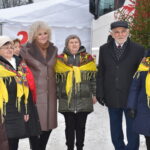 Zielony namiot GOKiB w Dobrem