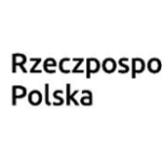 ok Logo Krajowy Plan Odbudowy z czerwono-białą grafiką, flaga Polski obok napisu, a po prawej flaga Unii Europejskiej.