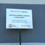 Kolorowy plakat z tekste Gminny Ośrodek Kultury w Dobrem zaprasza dzieci w wieku 3-6 lat na zajęcia - Sensofigle.